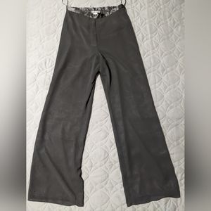 Liz Claiborne wide leg flowy pants size 8 black